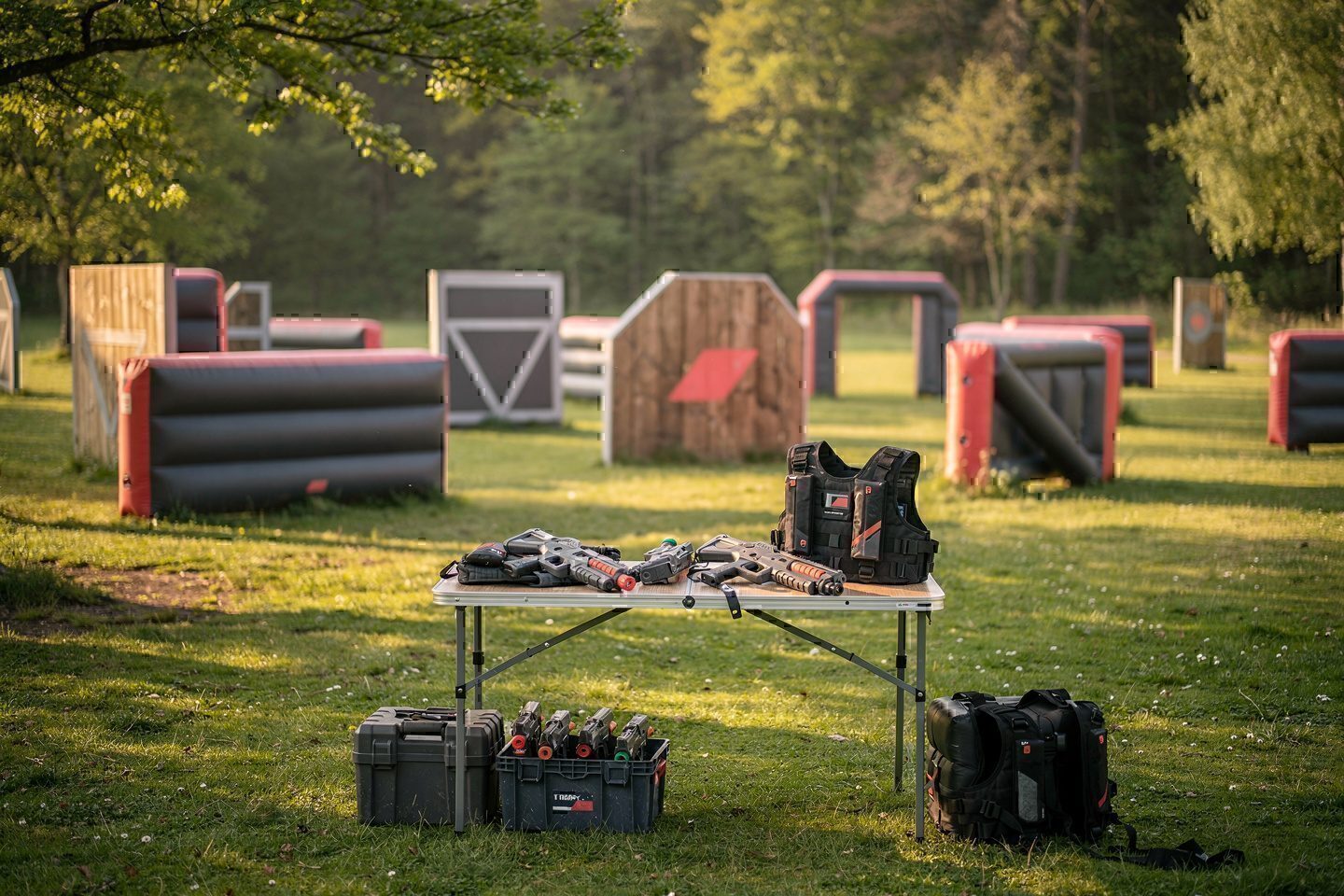Transportable Lasertag-Aktion für unterwegs