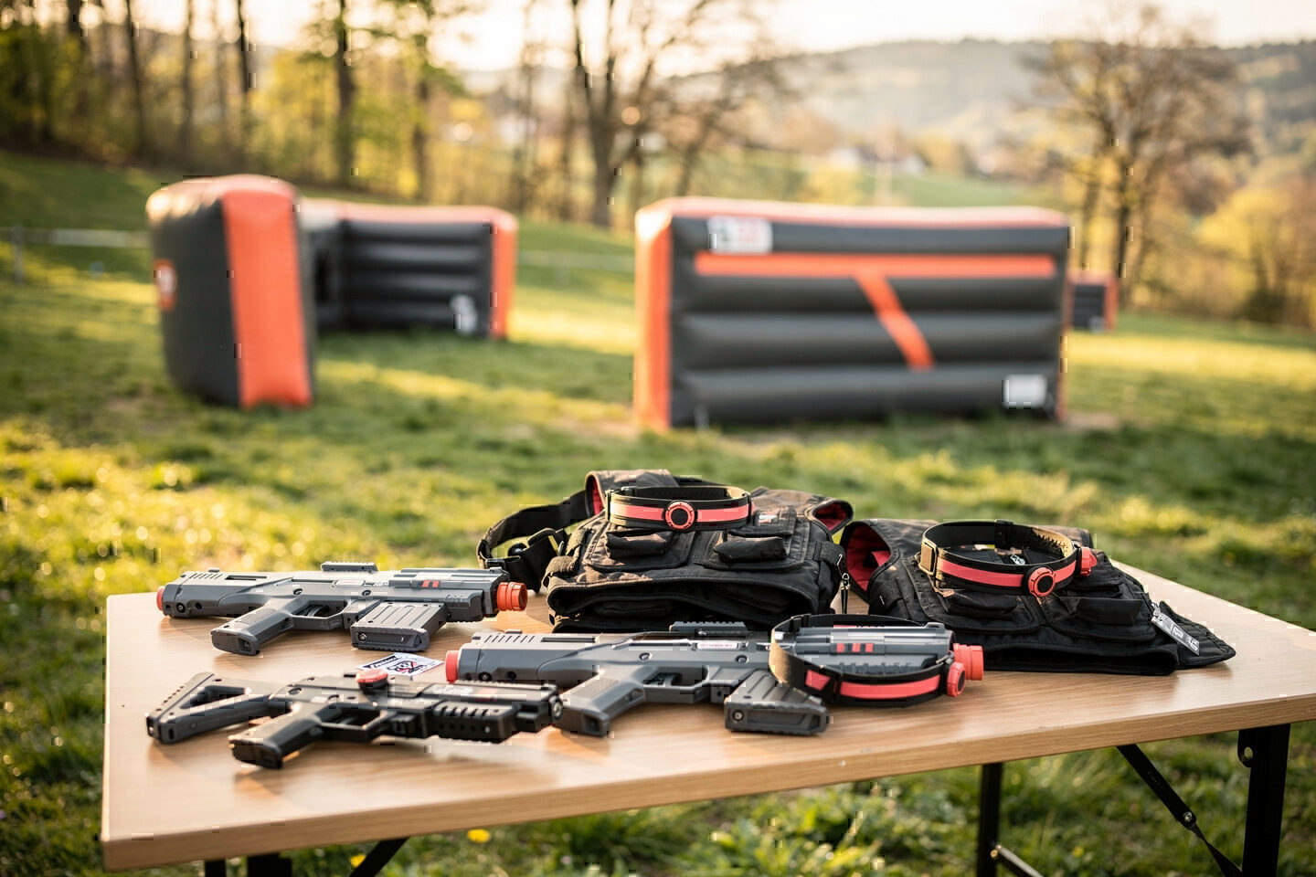 Feste Outdoor-Lasertag-Anlagen